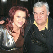 Dragan Aleksandrić i pevačica Ćana